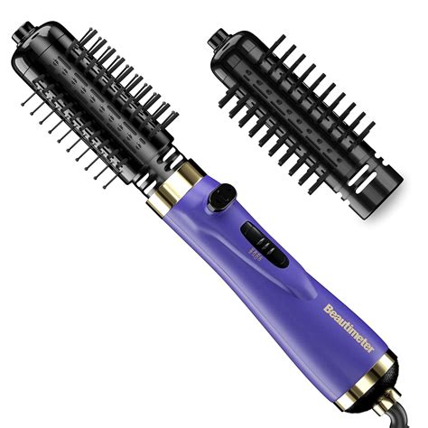 spin brush dryer|self rotating hair dryer brush.